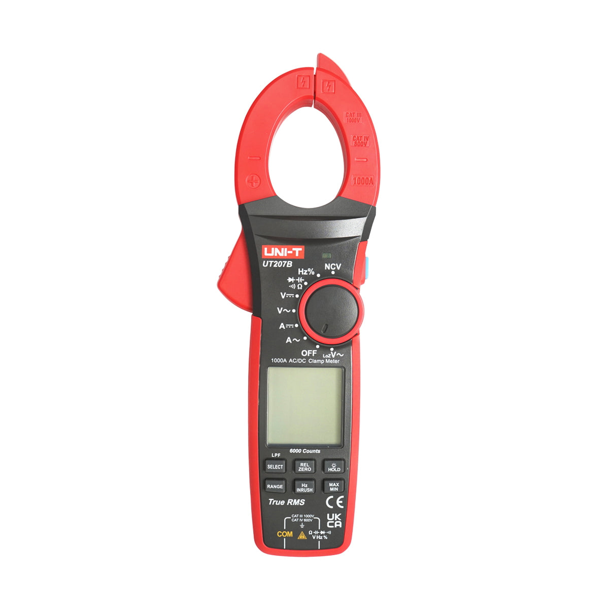 Digital clamp meter, amperometric clamp with 9 functions UT207B UNI-T